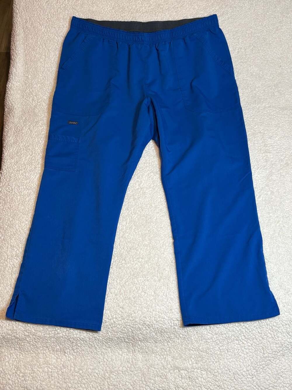Sanibel Scrubs Petite 2XL Royal Blue Scrub Pants